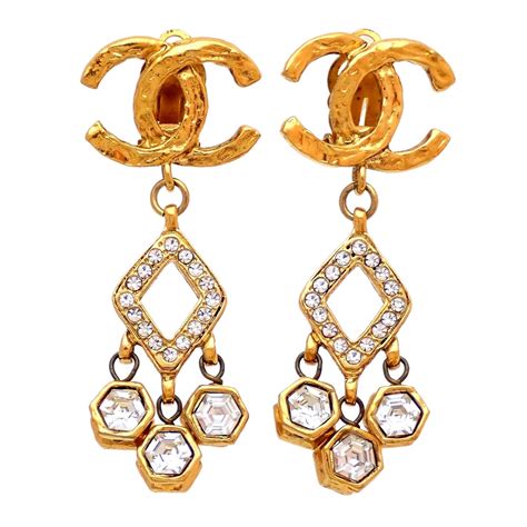 etsy chanel cc earrings|chanel earrings official site.